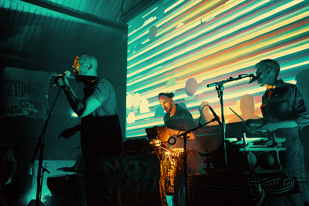 Photo of BOM Nation live at The Trades Club in Hebden Bridge
