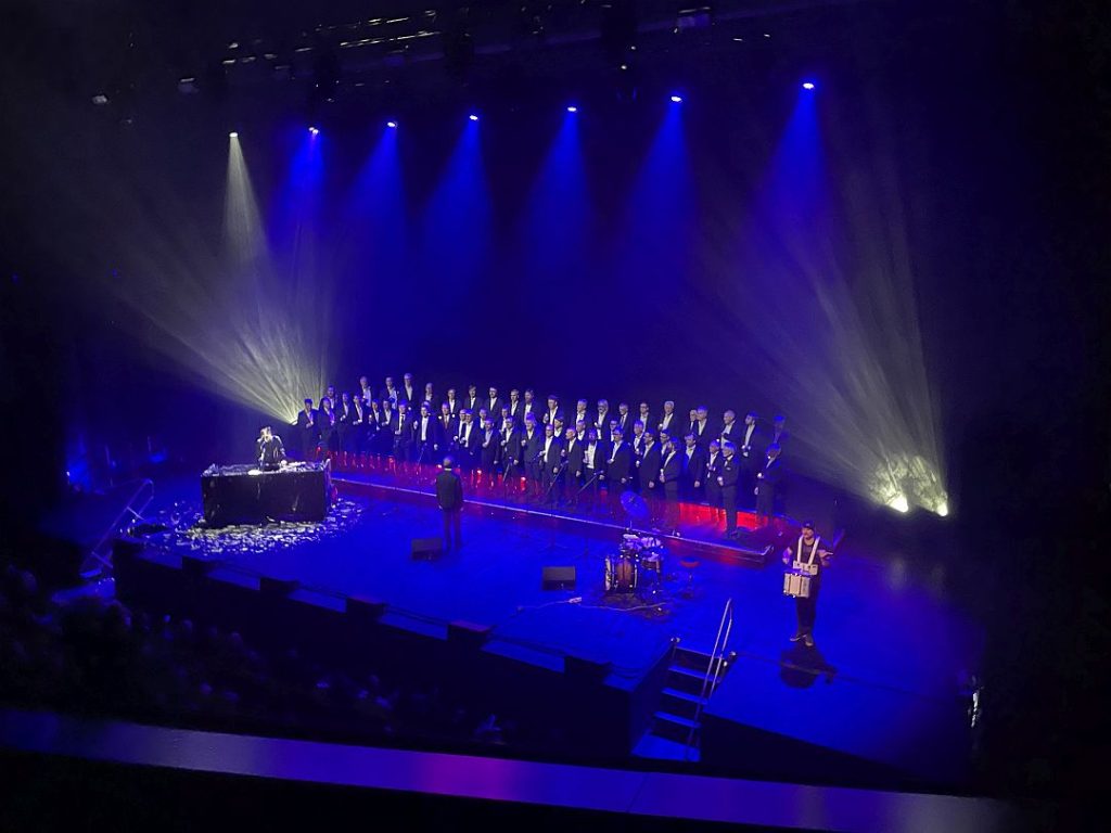 Photo of stage with Lindstrøm Live : The Little Drummer Boy feat. Vålerenga Man Choir and Martin Horntveth